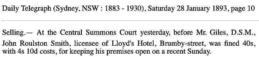 John Roulston fined for Sunday trading at Lloyd’s Hotel